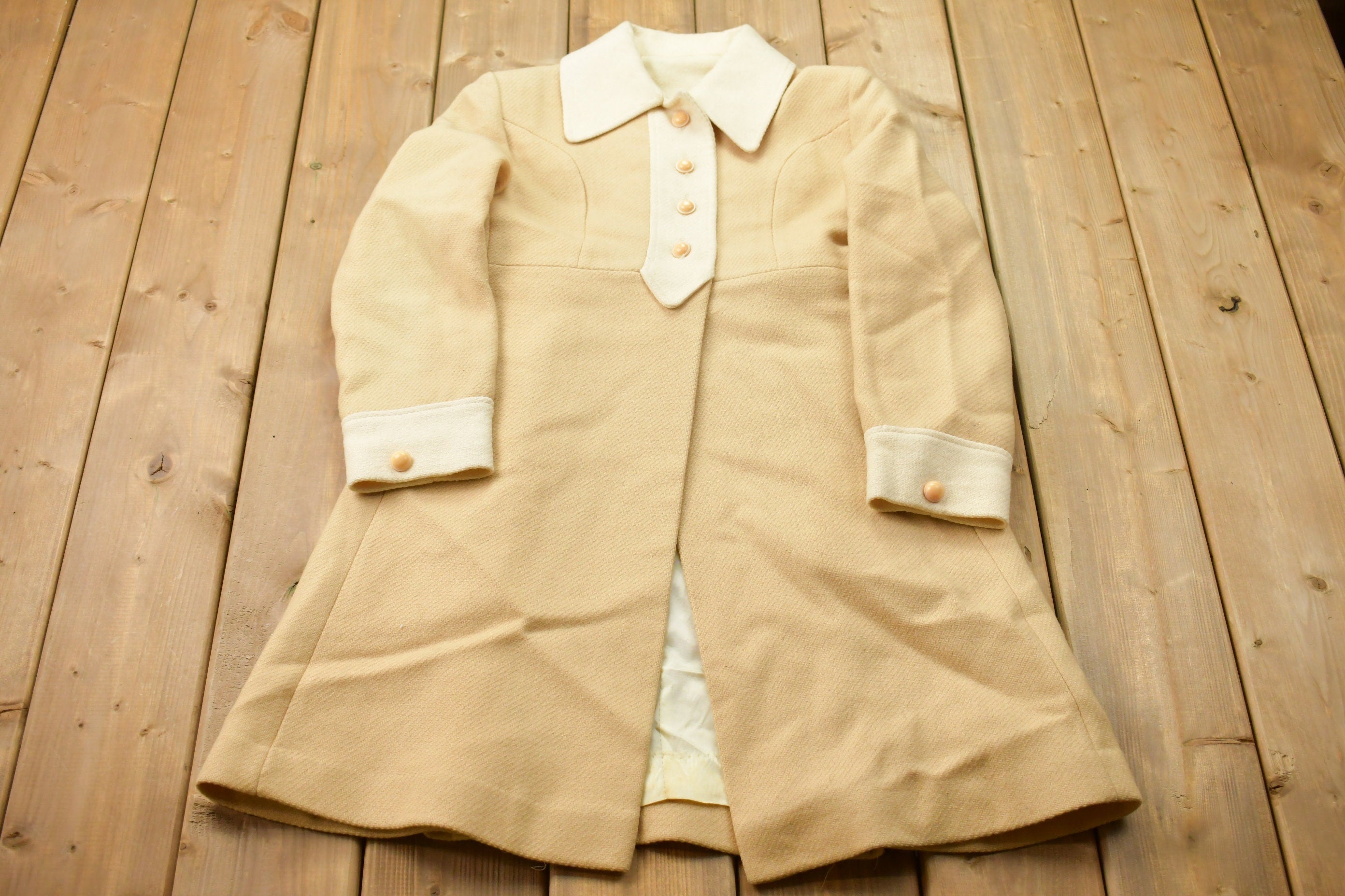 Vintage 1960s Mod 100% Wool Jacket