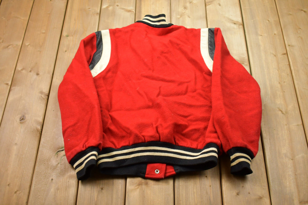 Vintage 1950s Wilson TM Band Leather Varsity Jacket