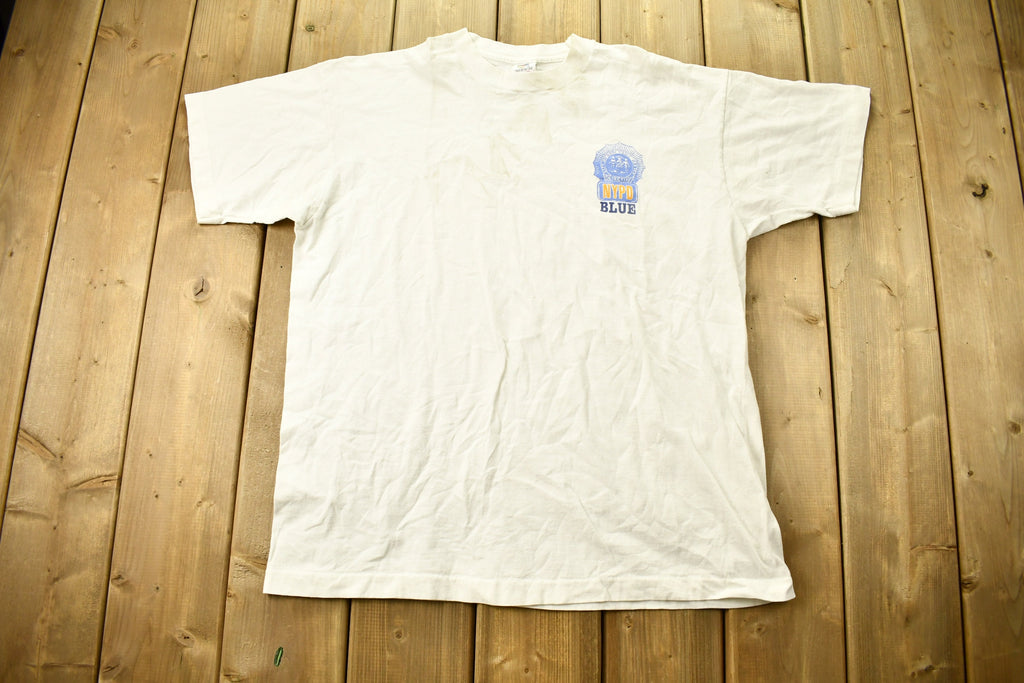 Vintage 1990s NYPD Detective Graphic T-Shirt