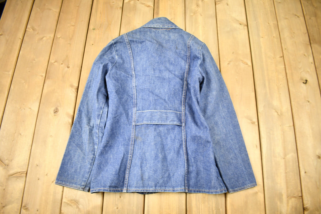 Vintage 1970s Button Up Denim Jean Jacket