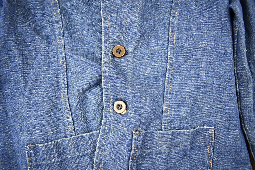 Vintage 1970s Button Up Denim Jean Jacket