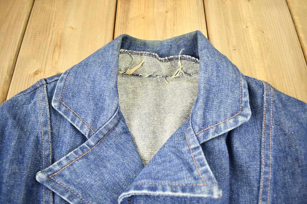 Vintage 1970s Button Up Denim Jean Jacket