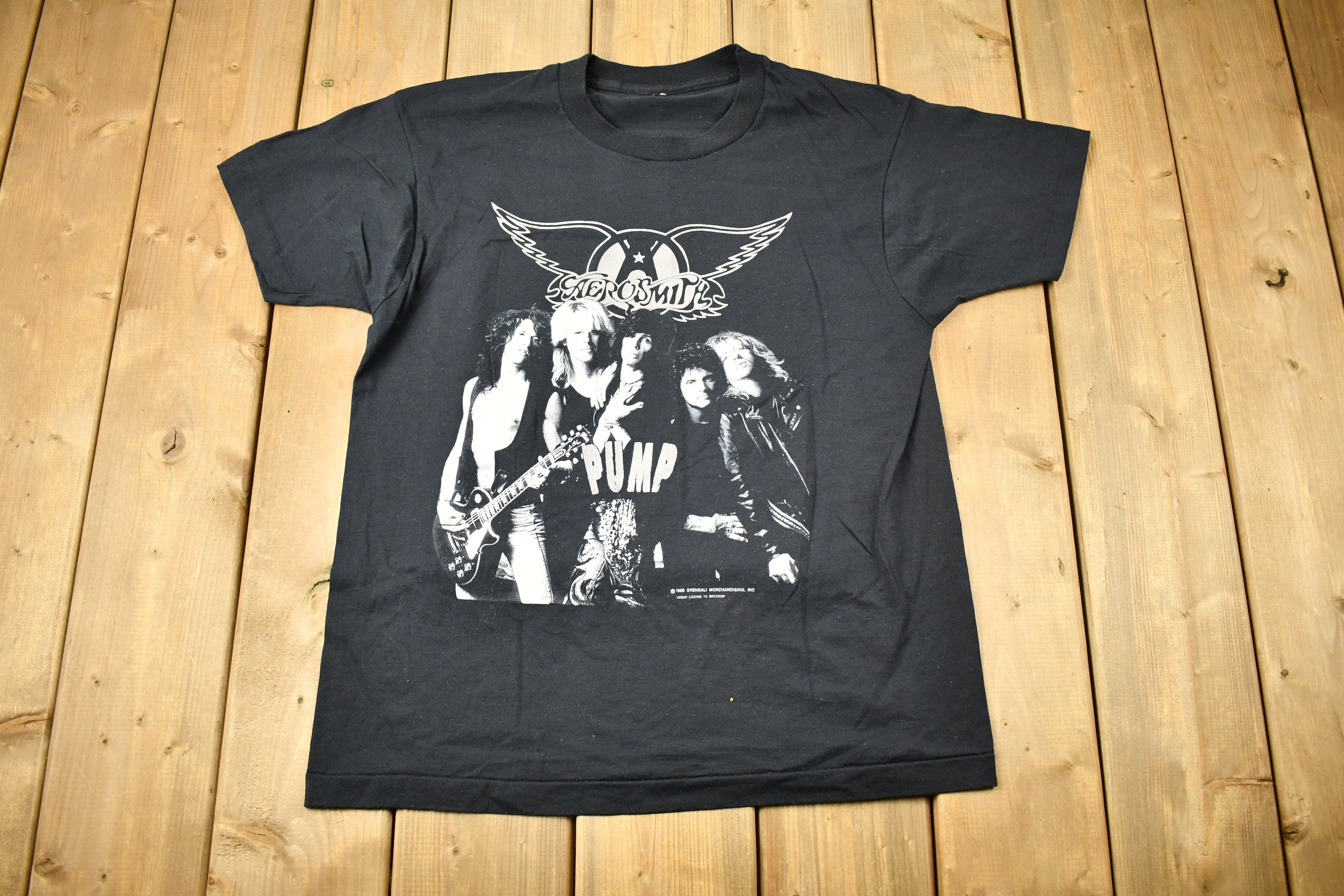 Vintage 1989 Aerosmith Pump Tour Band T-shirt