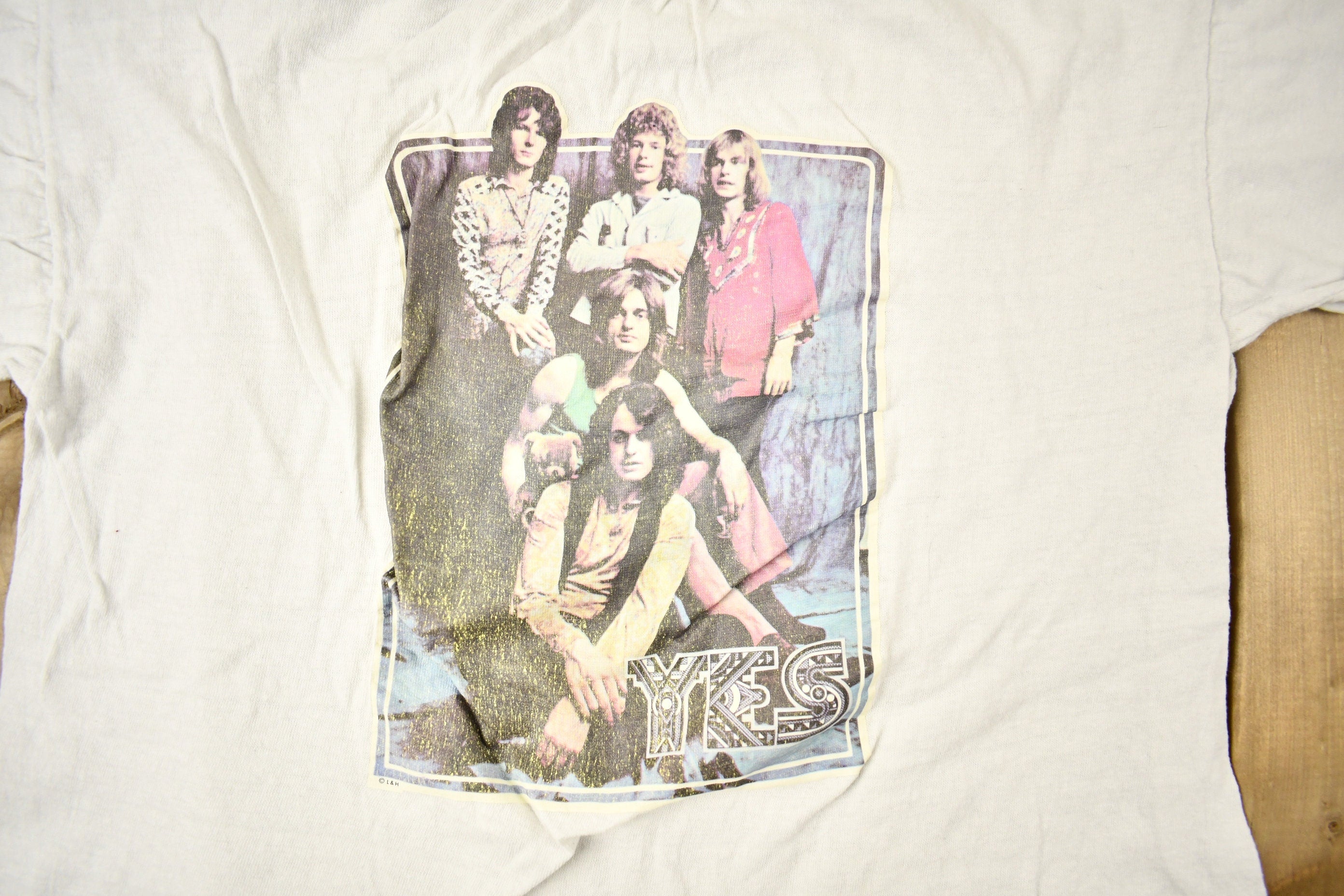 Vintage 1980s YKES Graphic Band T-shirt