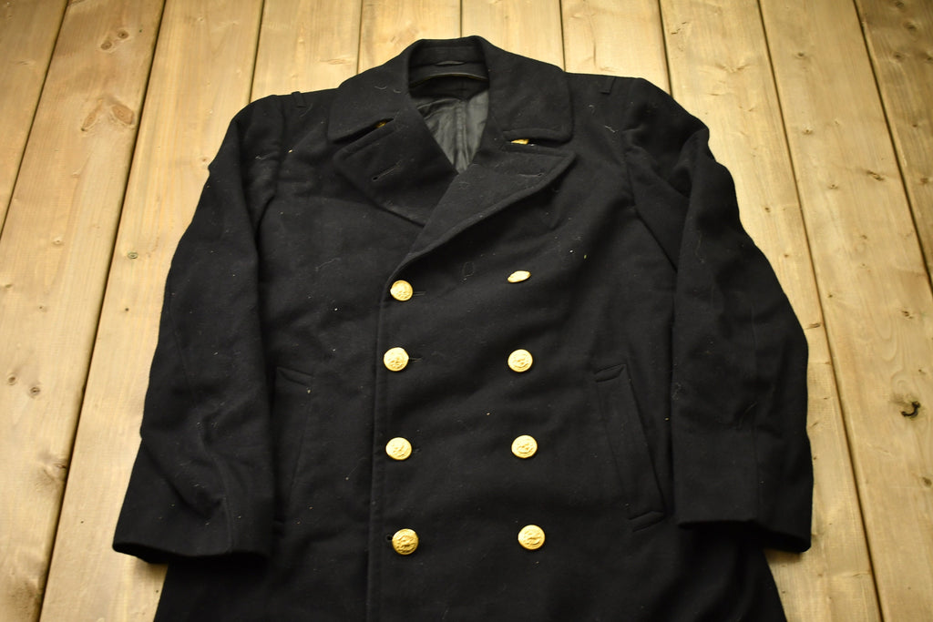 Vintage 1970s United States Naval Academy 100% Wool Jacket