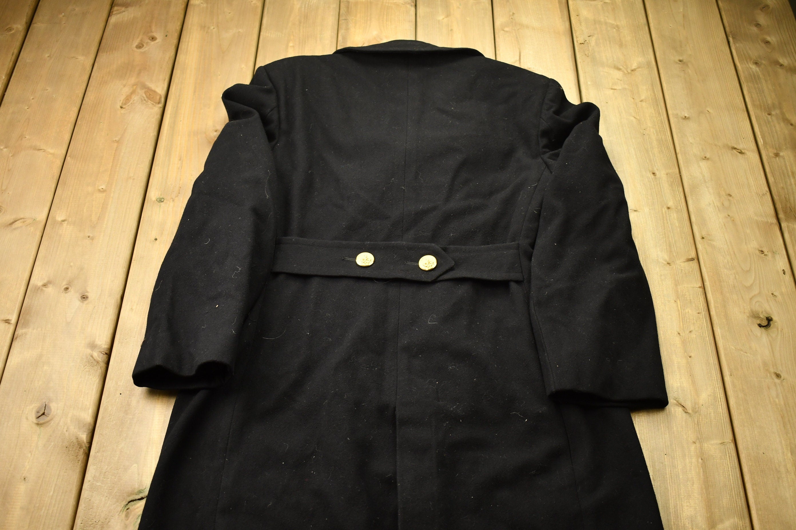 Vintage 1970s United States Naval Academy 100% Wool Jacket