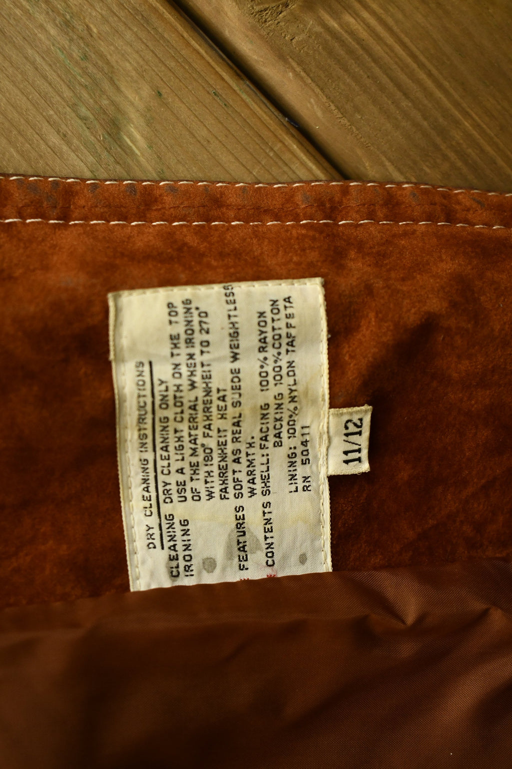 Vintage 1970s Fleet Street Suede Leather Jacket