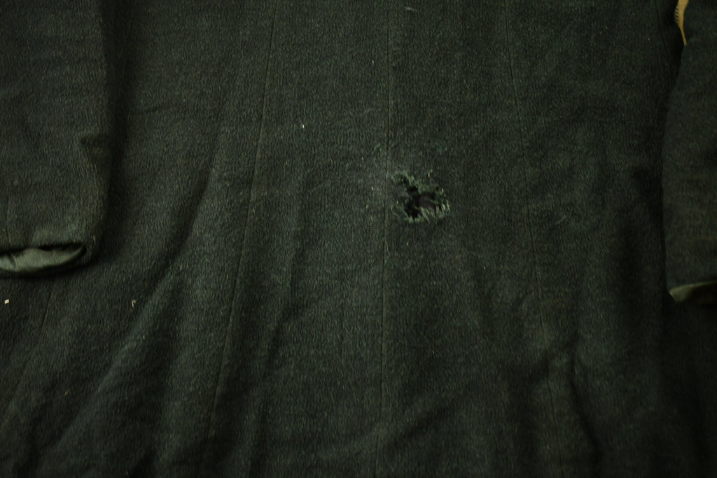 Vintage 1940s Wool Union Made Trecnh Coat