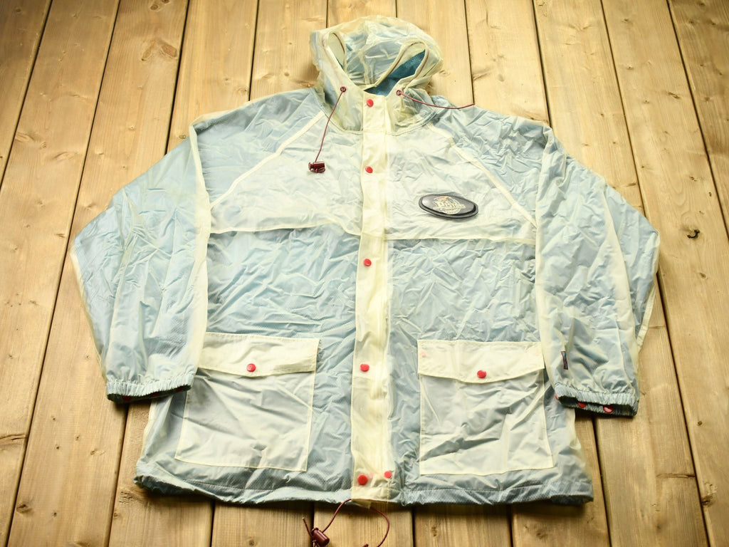 Vintage 1990s Pro Player Detroit Pistons MLB Windbreaker Rain Jacket