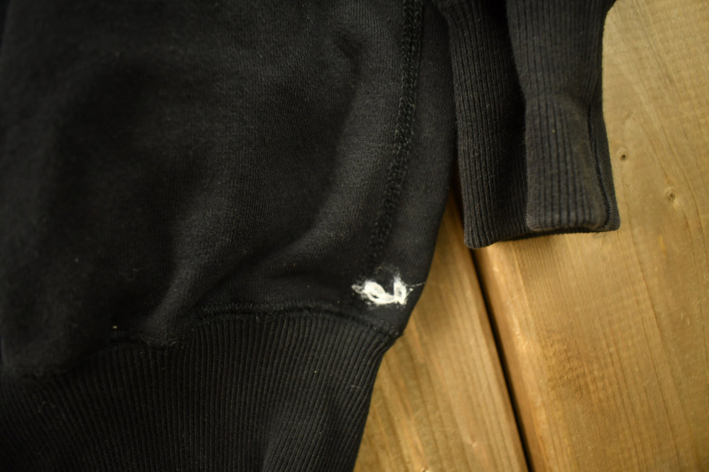 Vintage 1980s Polo Ralph Lauren Black Uni Crest Hoodie