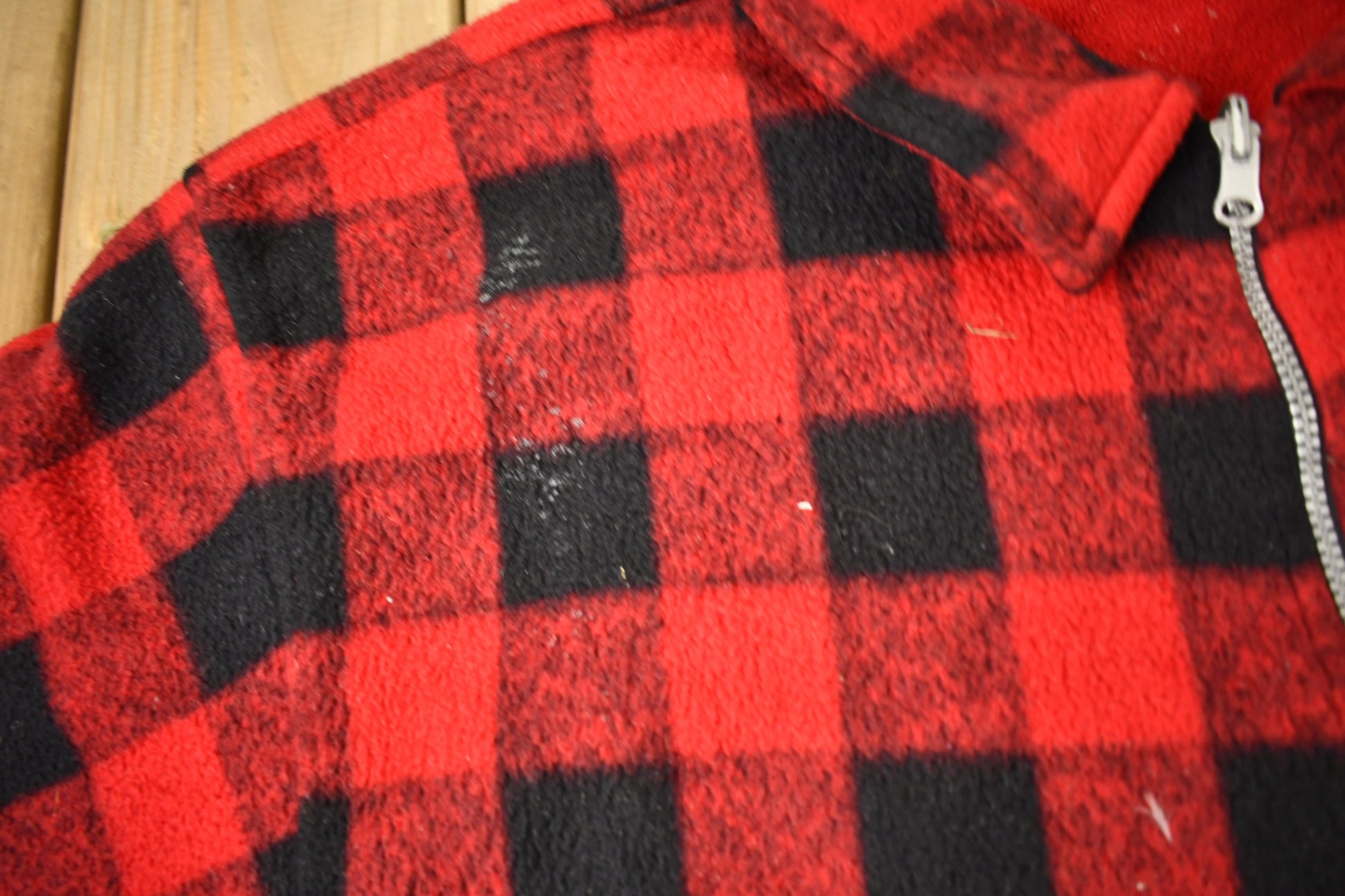 Vintage 1980s Marlboro Cigarettes Reversible Quarter Zip Fleece Sweater