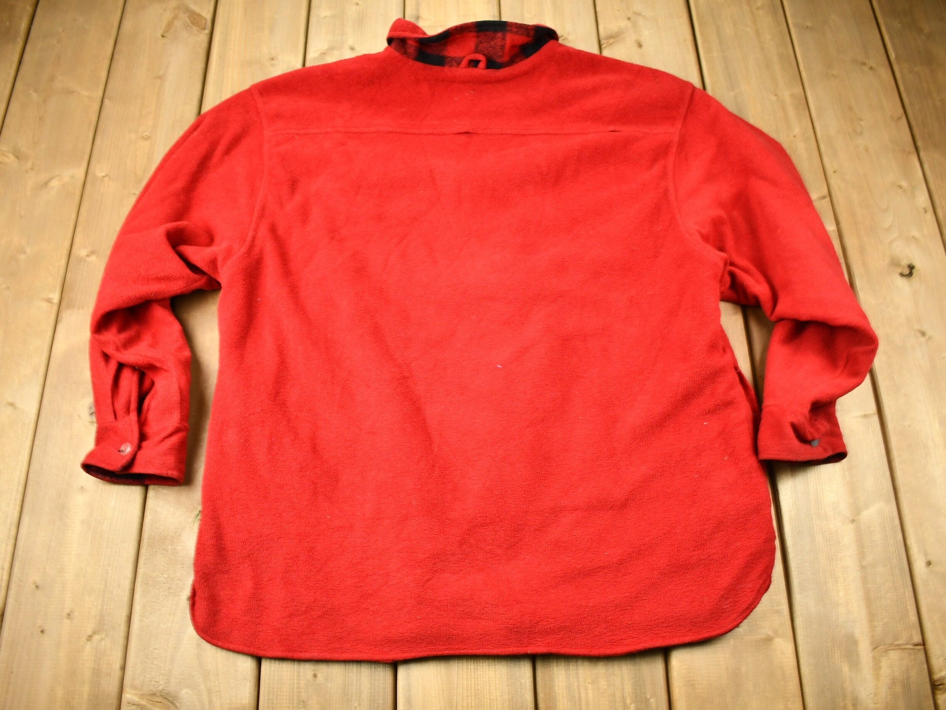 Vintage 1980s Marlboro Cigarettes Reversible Quarter Zip Fleece Sweater