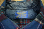 Vintage 1960s Pendleton Plaid Flannel Button Up Shirt