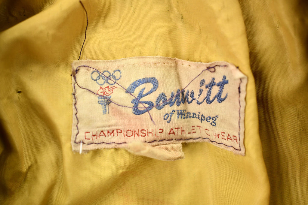 Vintage 1940s Samsonite Horsehide Varsity Jacket Industrial Champs Leather Jacket