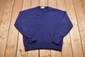 Vintage 100% Shetland Wool LL Bean Knitted V-Neck Sweater