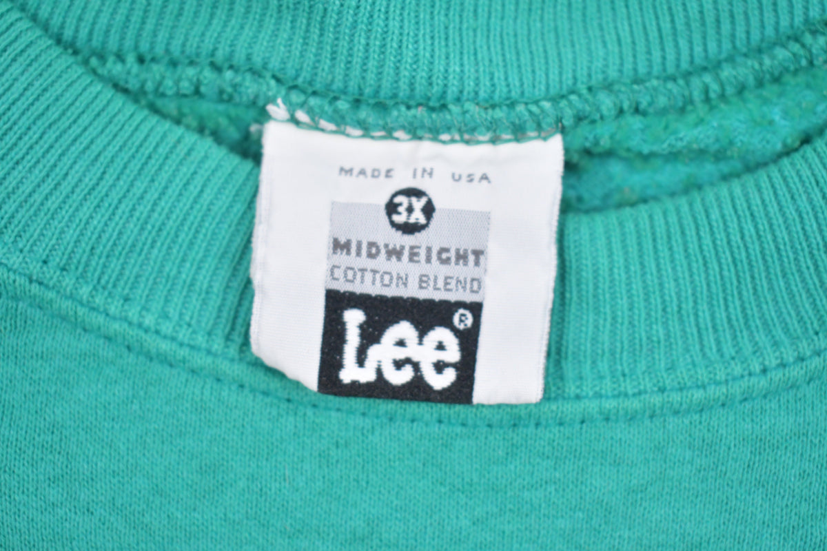 Vintage 1980s Workout Rabbit Raglan Crewneck Sweatshirt