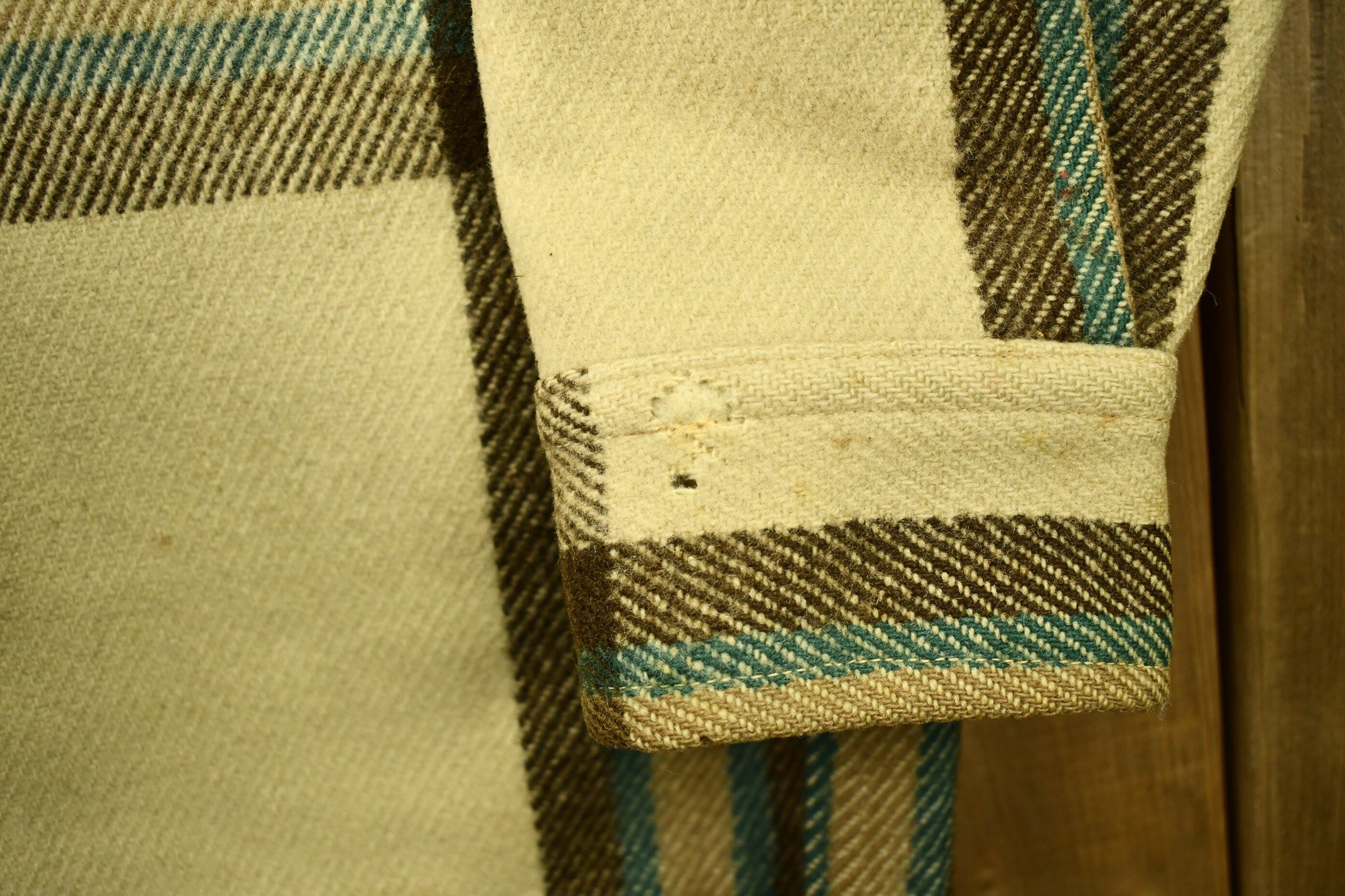 Vintage 1950s Plaid Wool Jacket