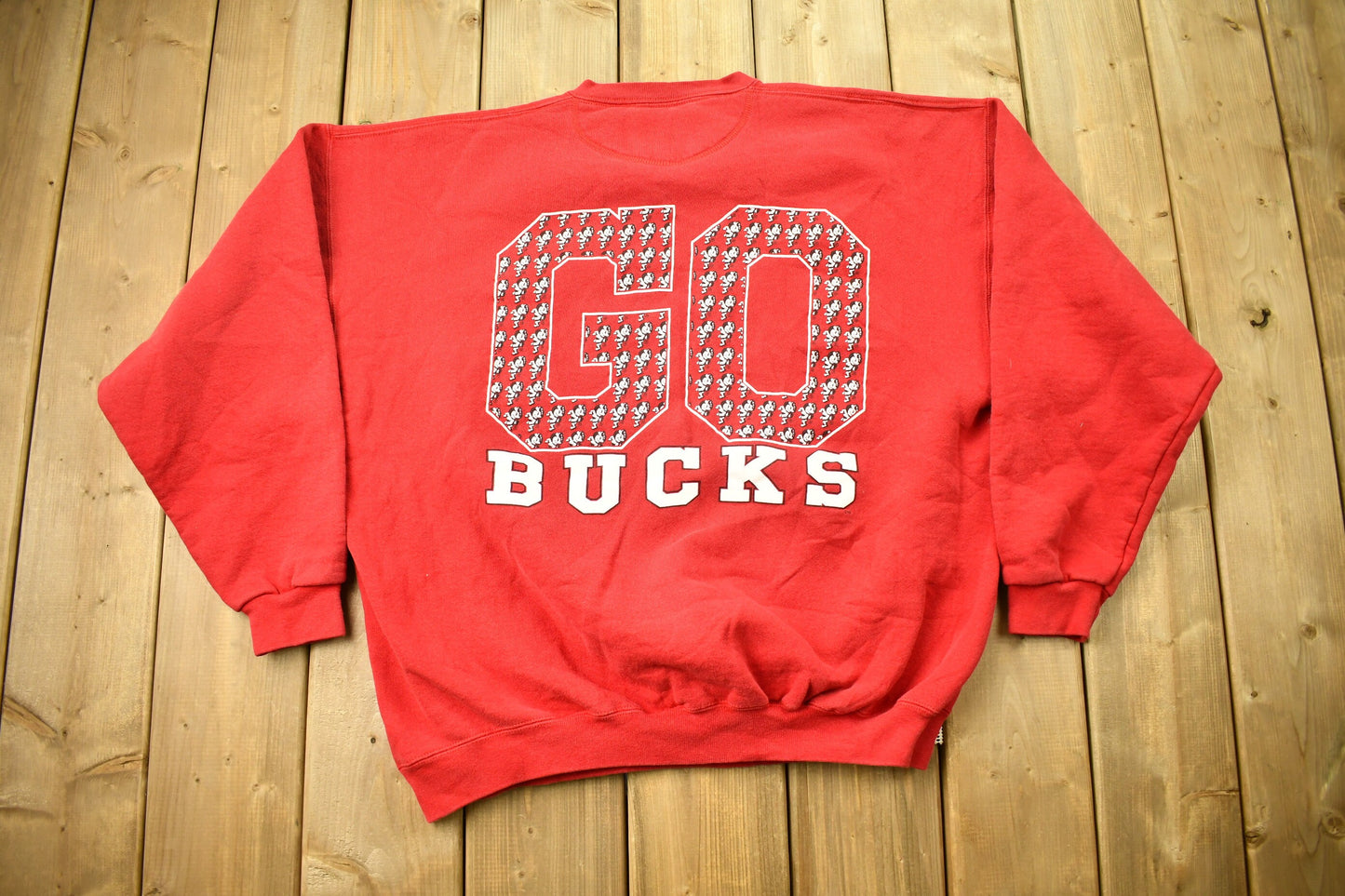 Vintage 1990s Ohio State University Buckeyes Collegiate Crewneck / Go Bucks  / NCAA Sweatshirt / Sportswear / Americana / Made In USA