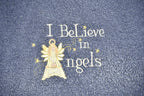 Vintage 1990s "I Believe In Angels" Cute Fleece Crewneck Sweater
