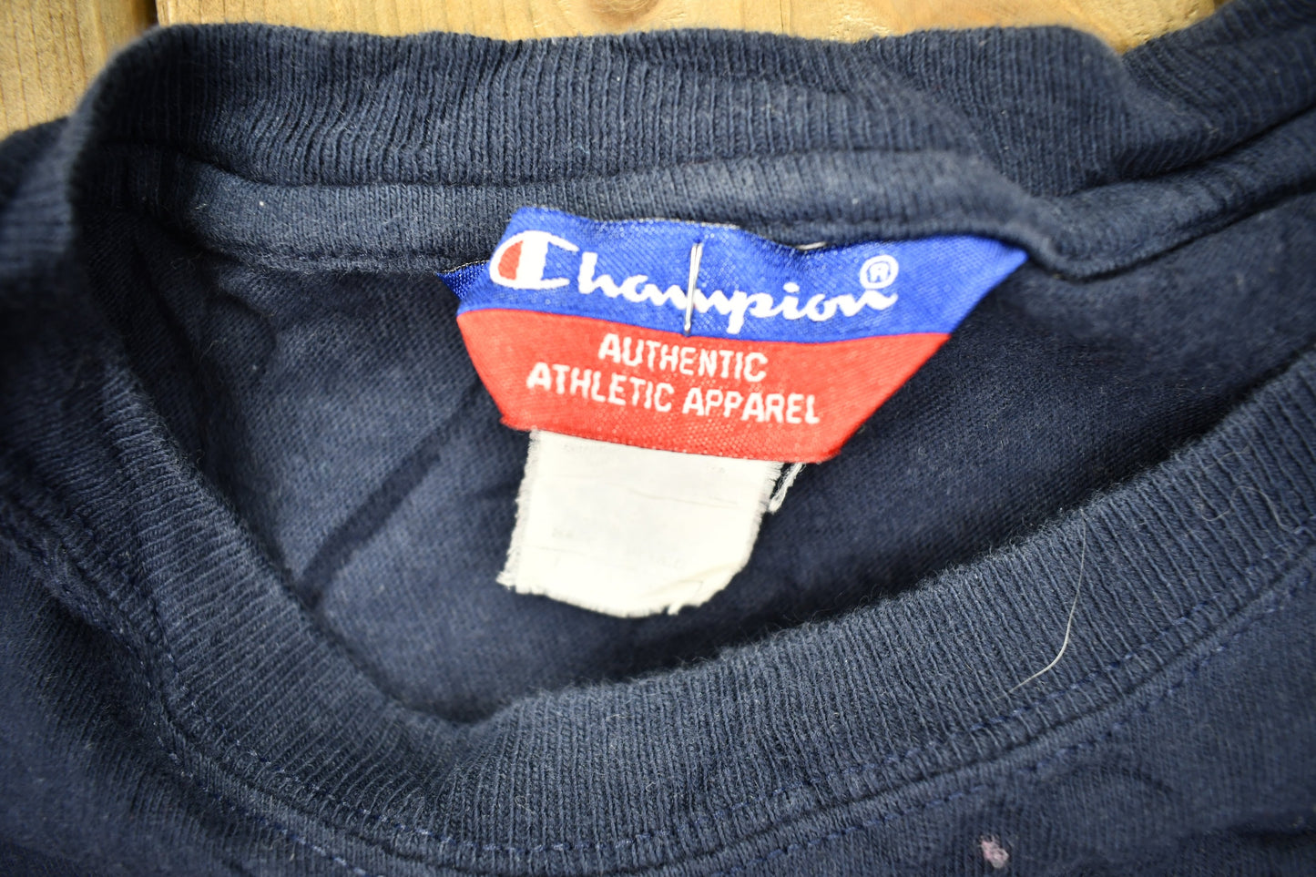 Vintage 1990s Champion Embroidered Graphic T-Shirt / 90s / Streetwear / Vintage Athleisure / Brand and Logo / Vintage Champion