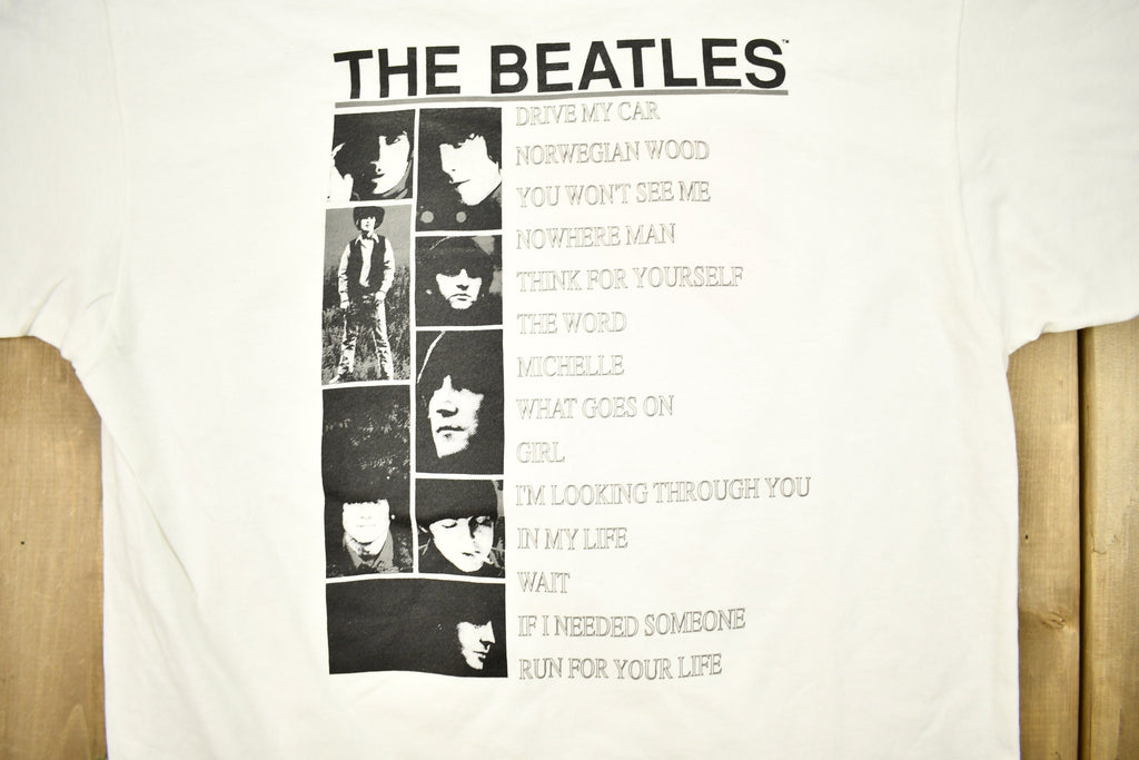 Vintage 1990 The Beatles Rubber Soul Band T-shirt