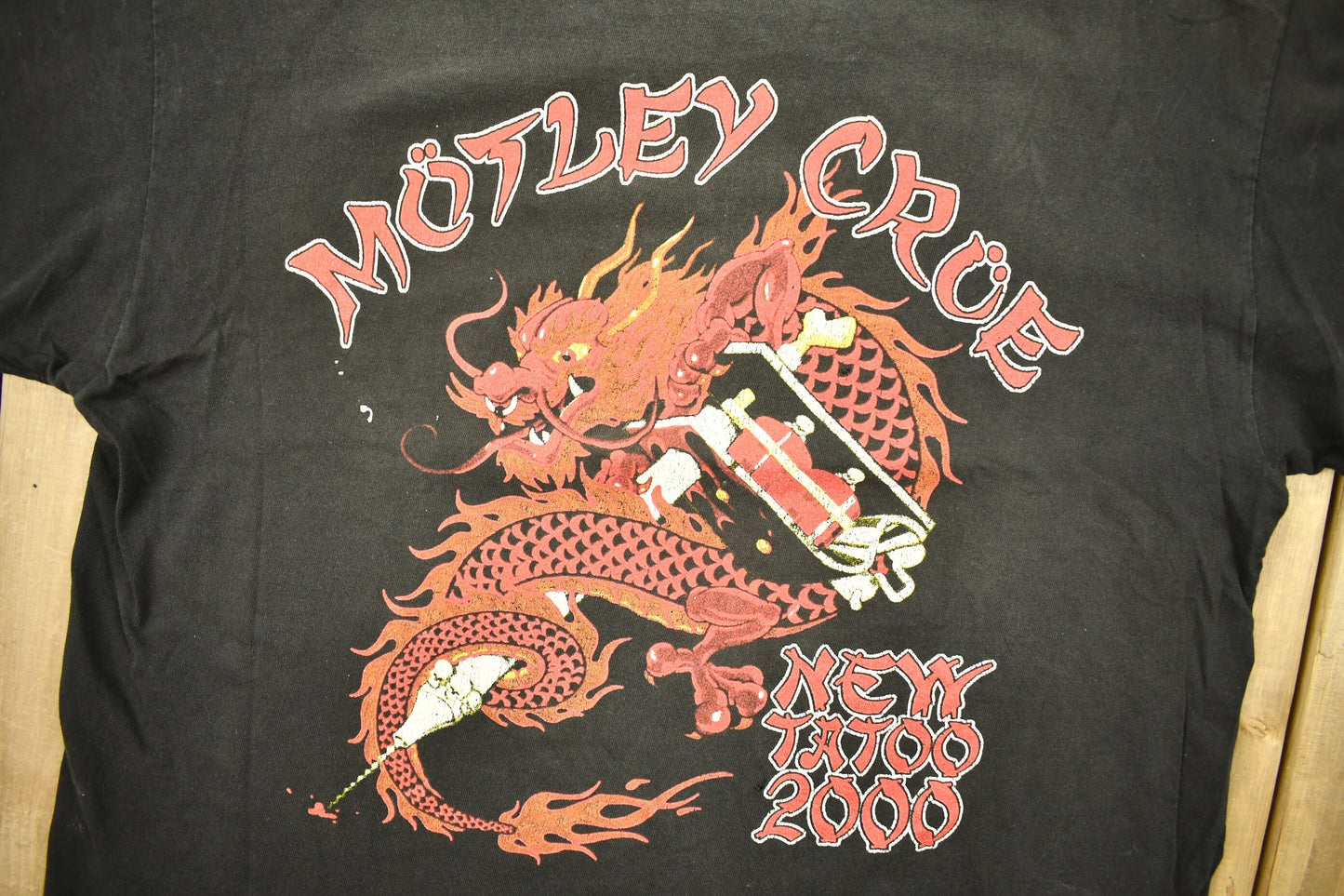 Vintage 2000 Motley Crue New Tatoo Band T-shirt / Band Tee / Album Promo / Music Promo / Premium Vintage / Vintage Motley Crue