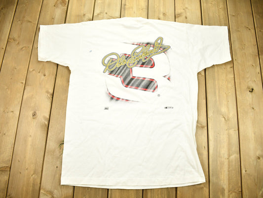 Vintage 1990s Dale Earnhardt #3 NASCAR Pocket T-Shirt / Single Stitch / NASCAR Racing / 90s Streetwear / Athleisure / Sportswear