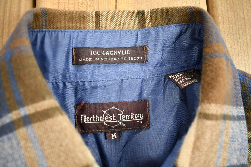 Vintage 1980s Northwest Territory Button Up Plaid Shirt