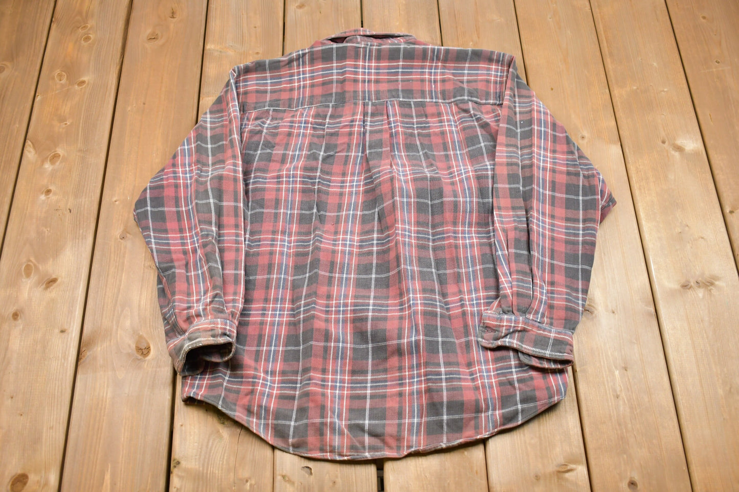 Vintage 1990s ForrestL Plaid Button Up Shirt / 1990s Button Up / Vintage Flannel / Casual Wear / Workwear / Pattern Button Up