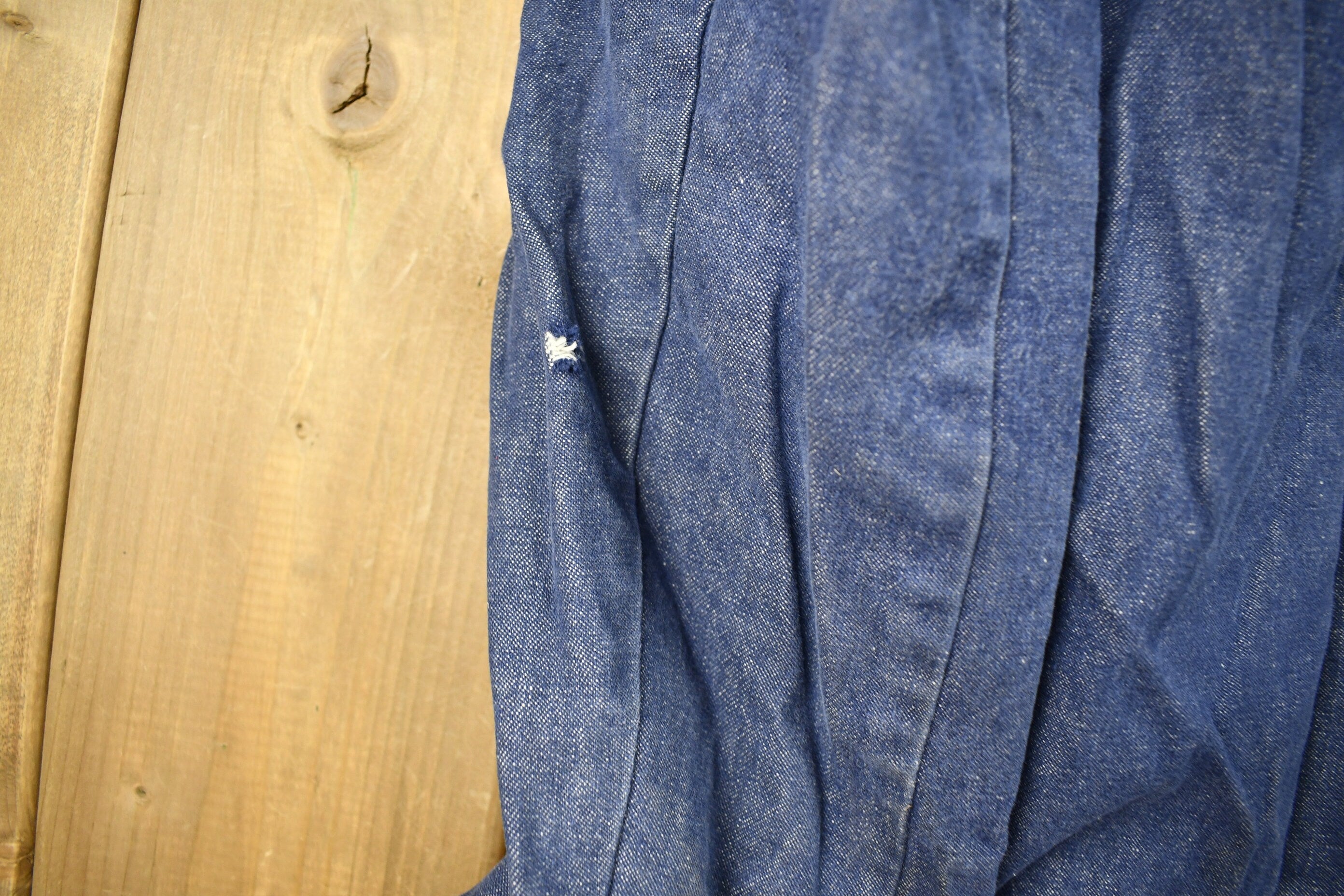 Vintage 1950s Big Ben Blanket Lined Jean Engineer Coat