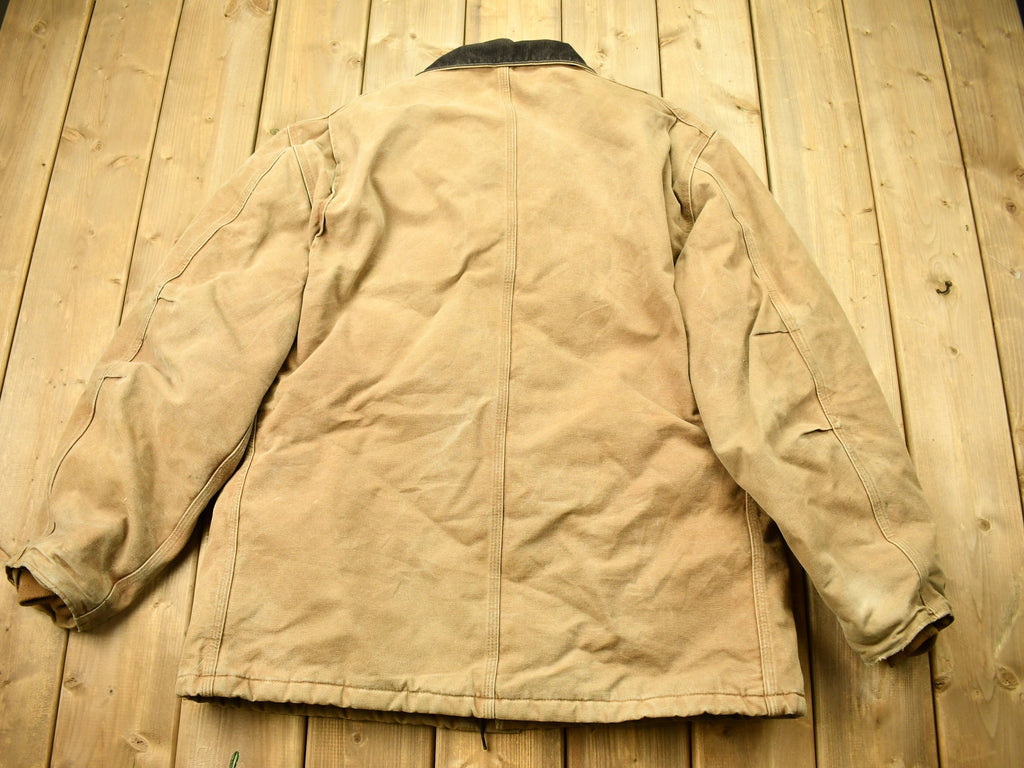 Vintage 1990s Beige Carhartt Work Jacket
