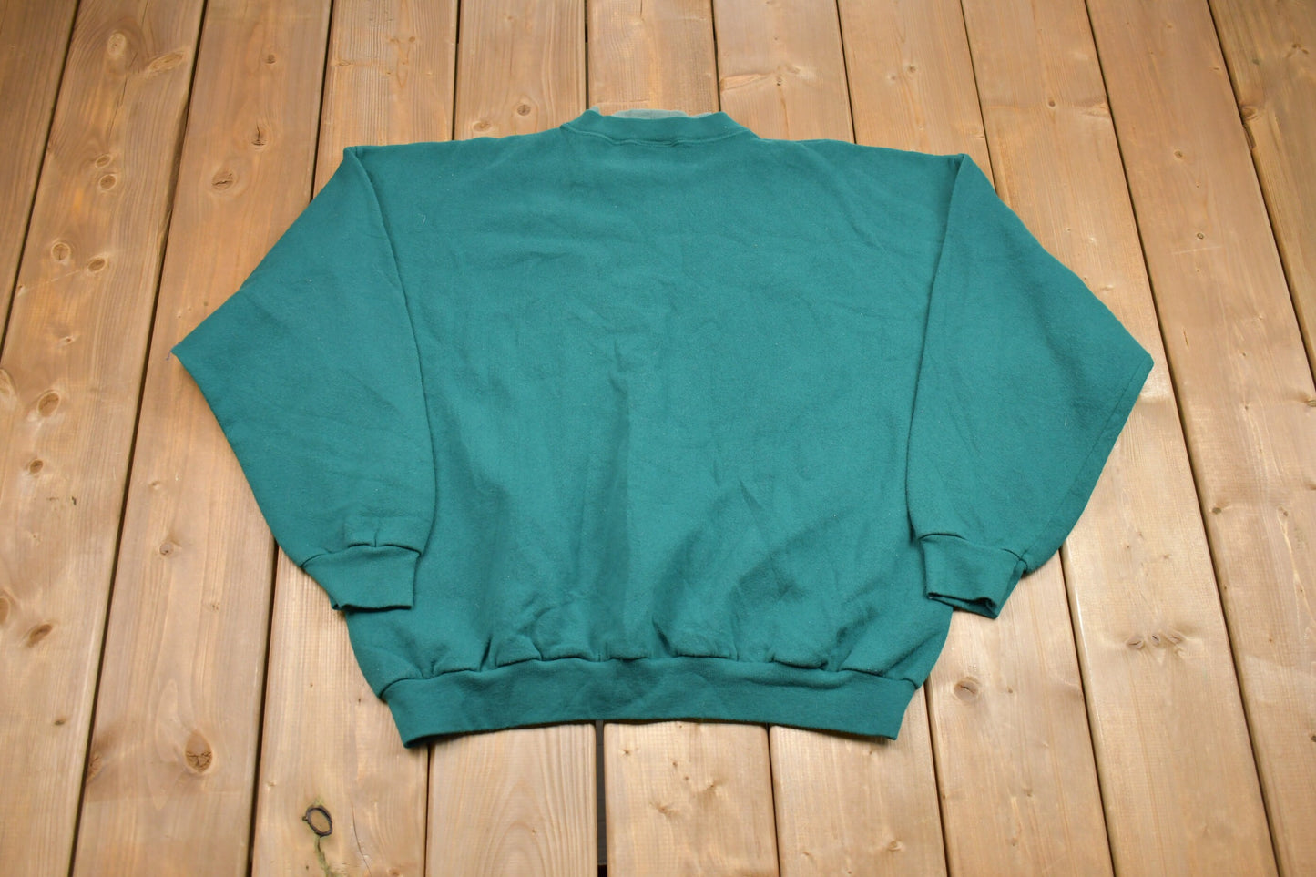 Vintage 1990s Tultex Double Collared Crewneck Sweatshirt / 90s Crewneck / Vintage Basics / Athleisure / Streetwear / Buy Used