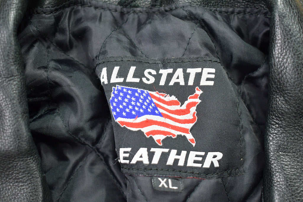 Vintage 1990s Leather Biker Jacket