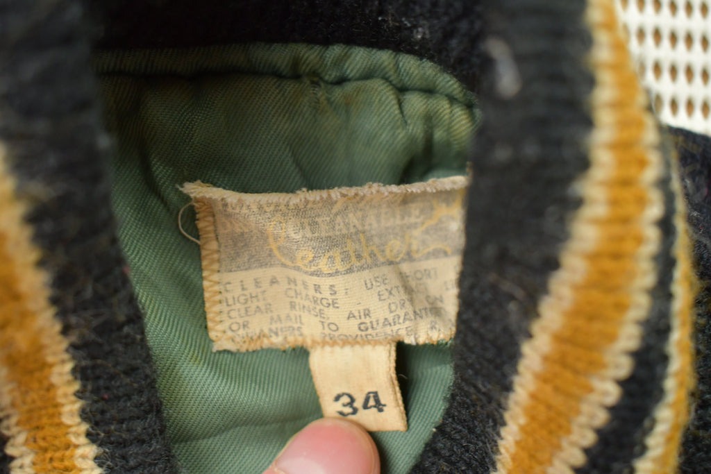 Vintage 1960s South Central Leather Varsity Jacket