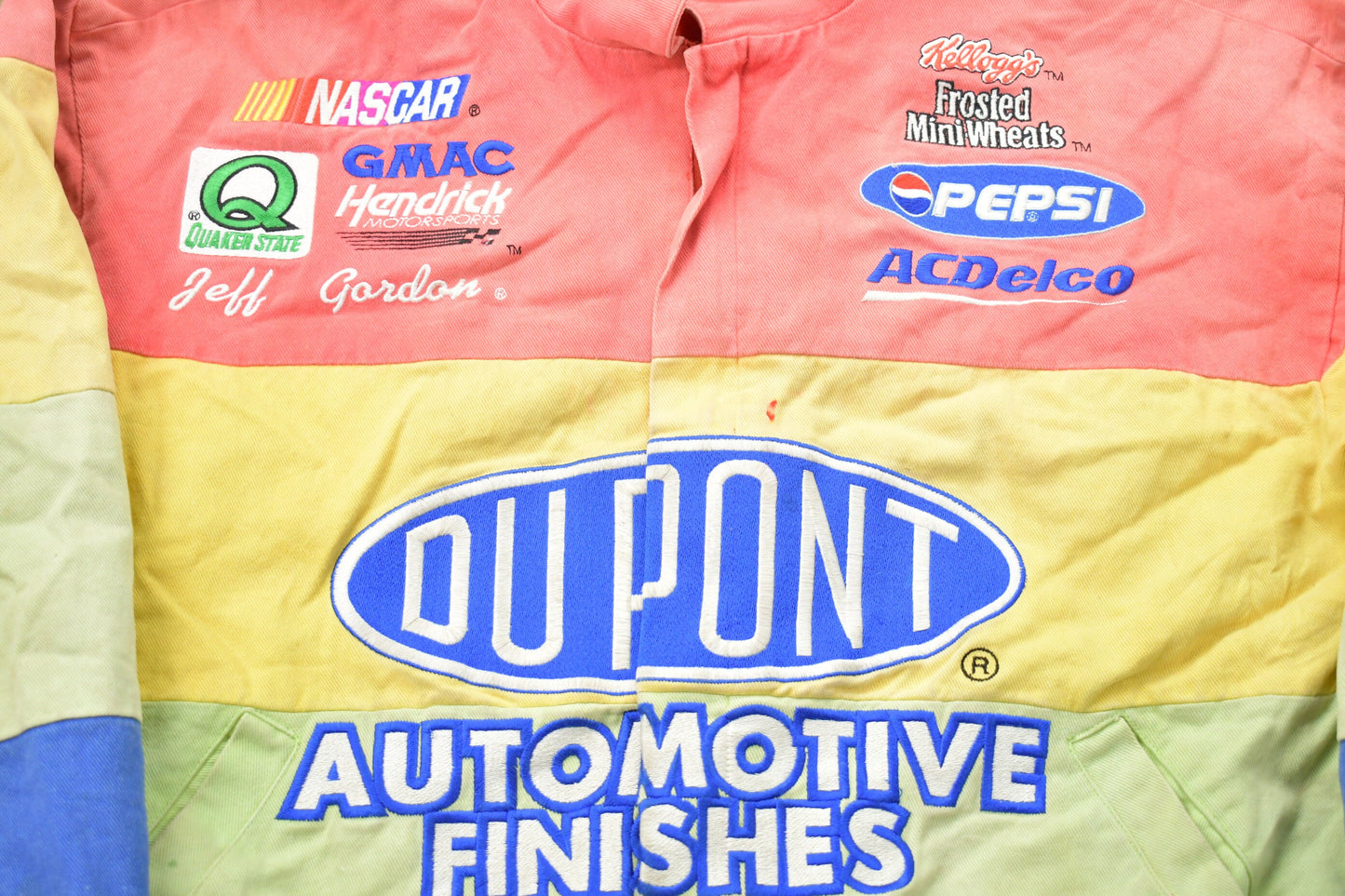 Vintage 1990s Chase Authentics Dupont Racing Jacket / Athleisure Sportswear / Streetwear Fashion / Automotive Apparel / Made In USA