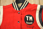 Vintage 1950s Wilson TM Band Leather Varsity Jacket