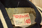 Vintage 1950s Wilson TM Band Leather Varsity Jacket
