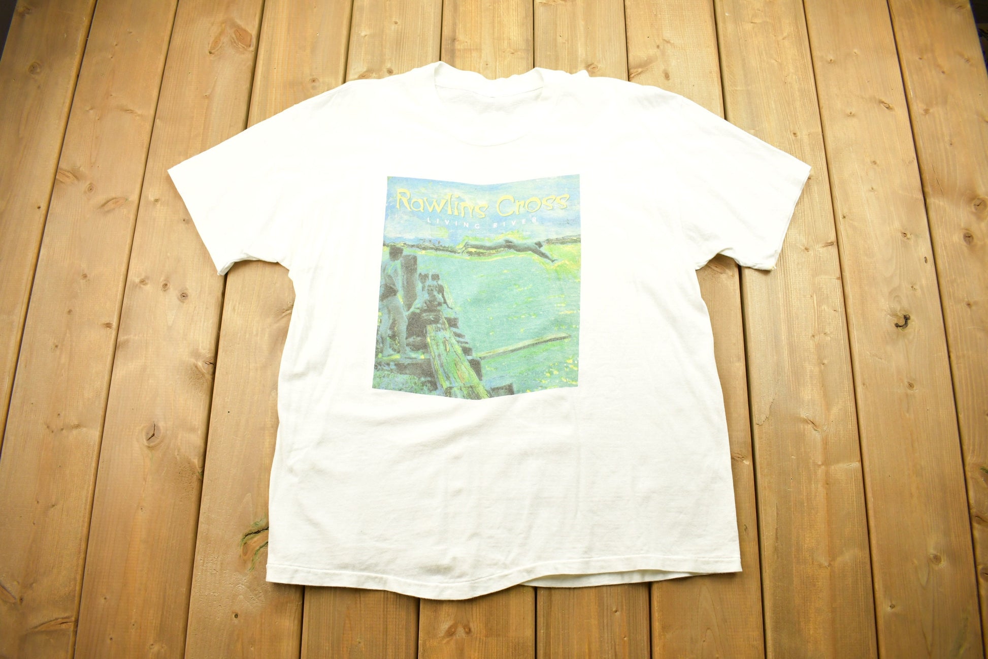 Vintage 1990s Rawlins Cross Living River T-Shirt