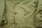 Vintage 1960s Military Double Breasted Overcoat