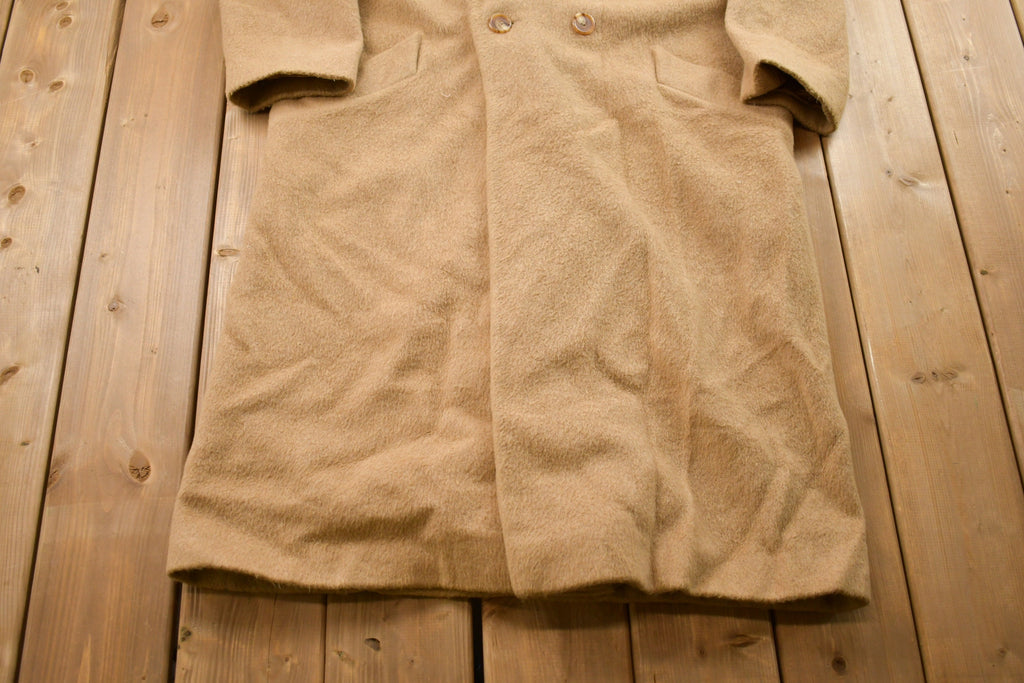 Vintage 1990s Karen 100% Wool Jacket  Wool Jacket   Vintage 90s Jacket  Outdoor  Winter  Cozy Trench Coat