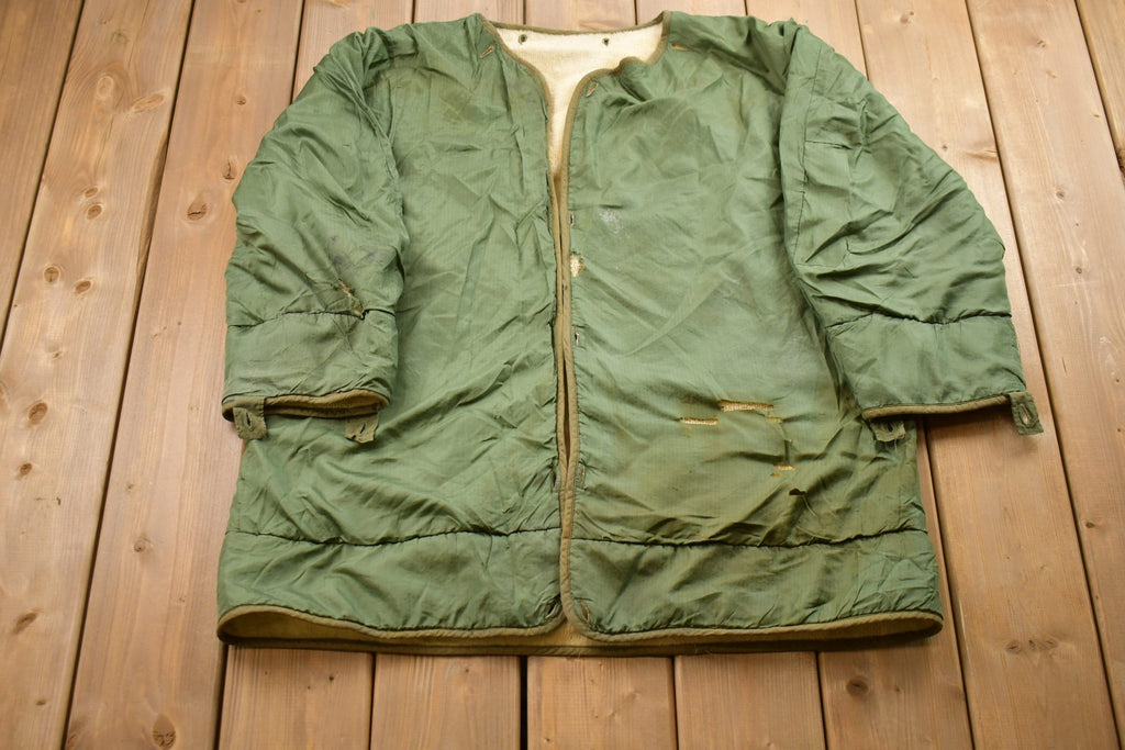 Vintage 1960s Military Liner Jacket