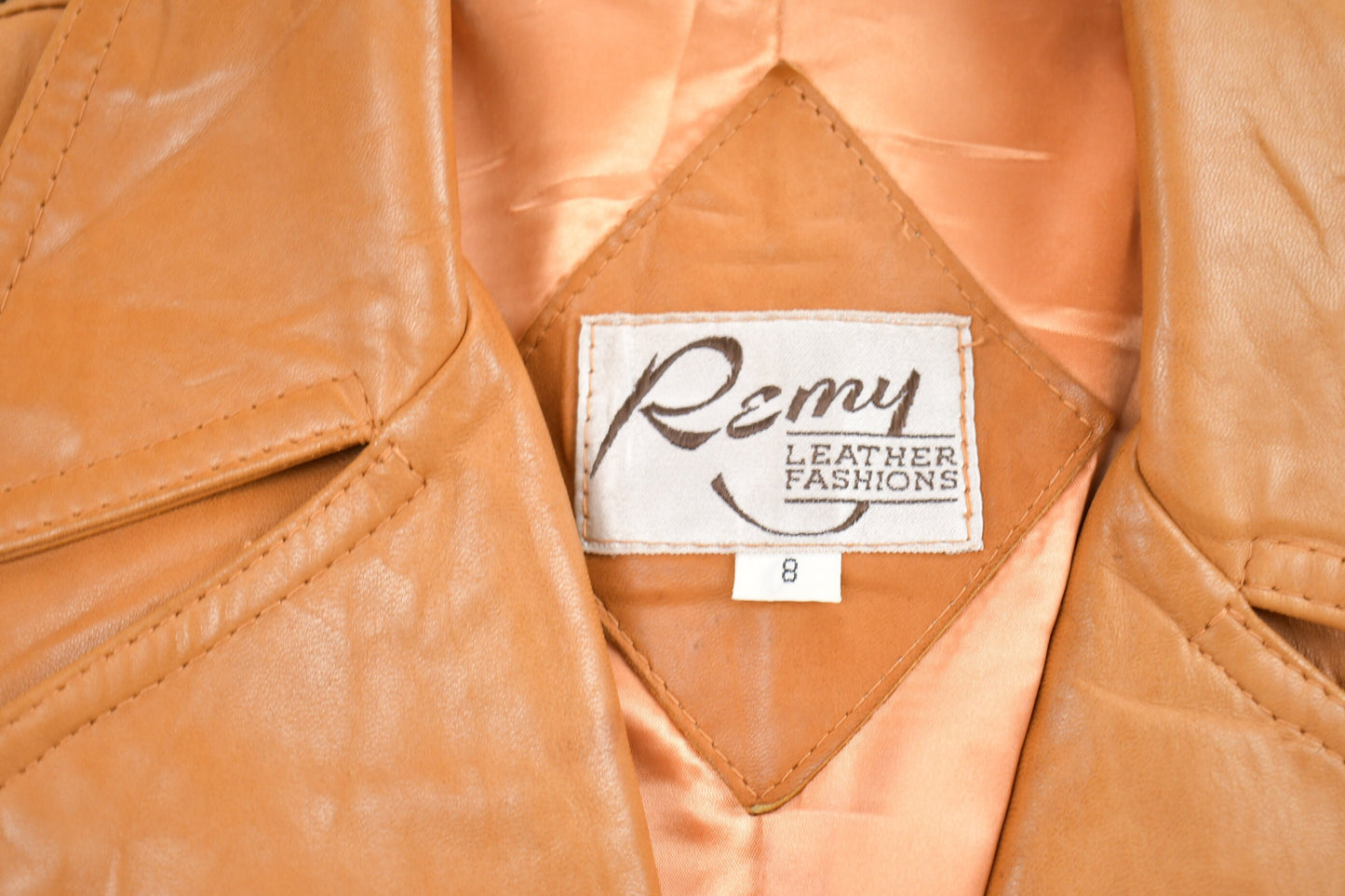 Vintage 1980s Remy Leather Full Length Jacket / Fall Outerwear / Leather Coat / Winter Outerwear / Streetwear Fashion / Suede Jacket