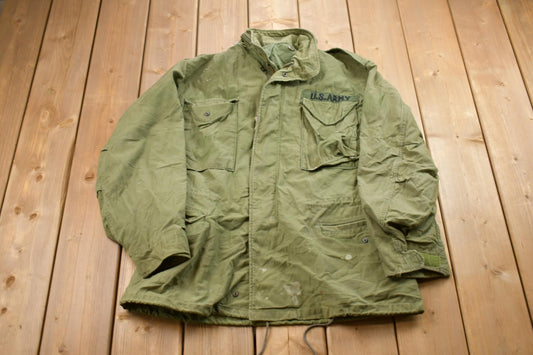 Vintage 1986 US Army Military Field Jacket / Button Up Jacket / US Army Green / Vintage Army / Streetwear Fashion / Army Jacket