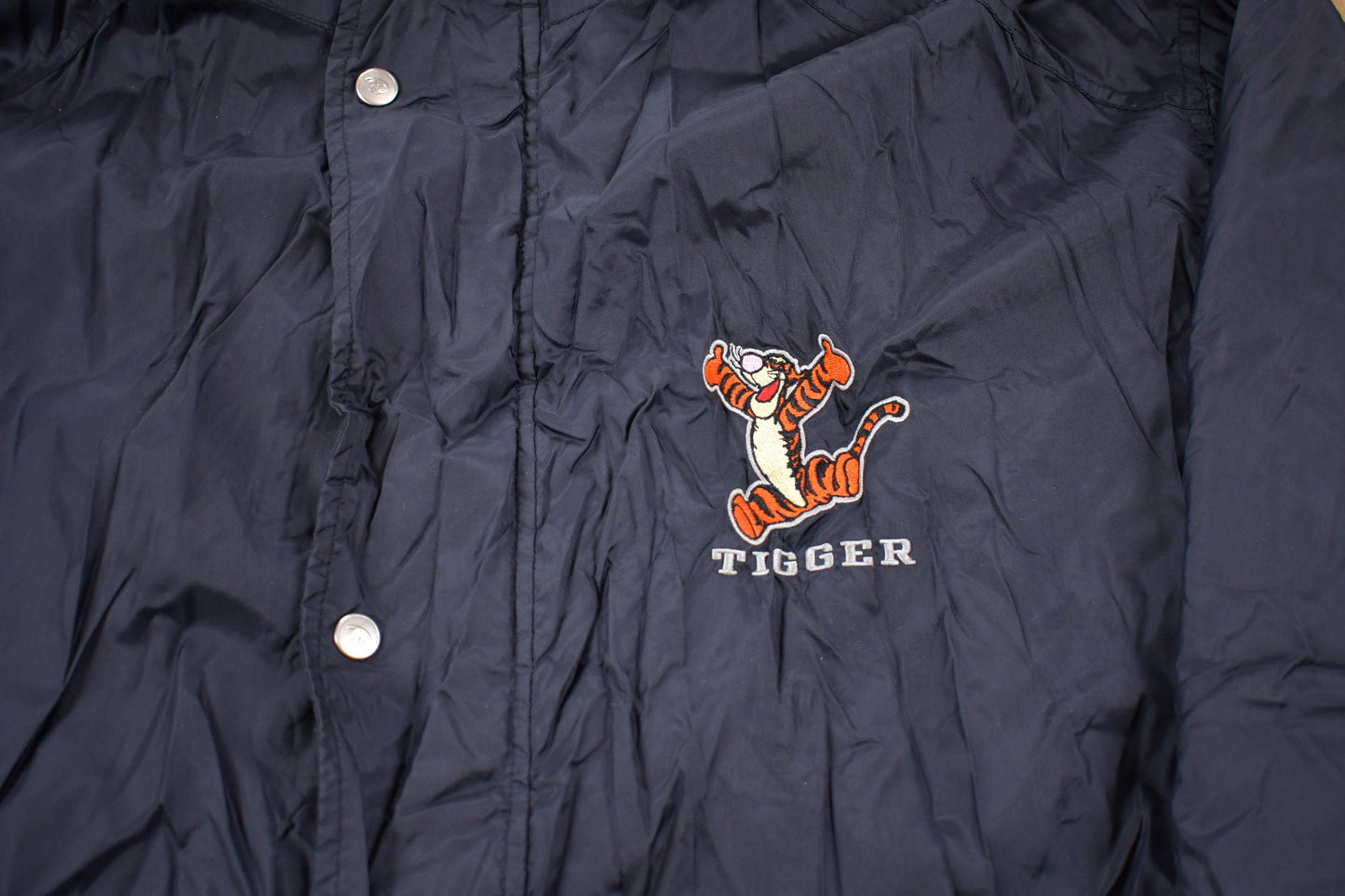 Vintage 1990s Tigger The Disney Store Embroidered Windbreaker Jacket / Tigger / Athletic Spring Summer Sportswear / Streetwear / Athleisure