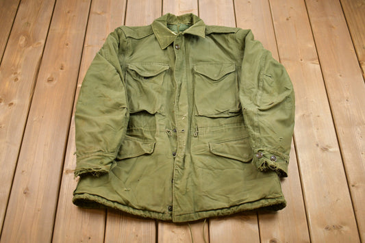 Vintage 1980s US Army Military Field Jacket / Button Up Jacket / US Army Green / Vintage Army / Streetwear Fashion / Army Jacket