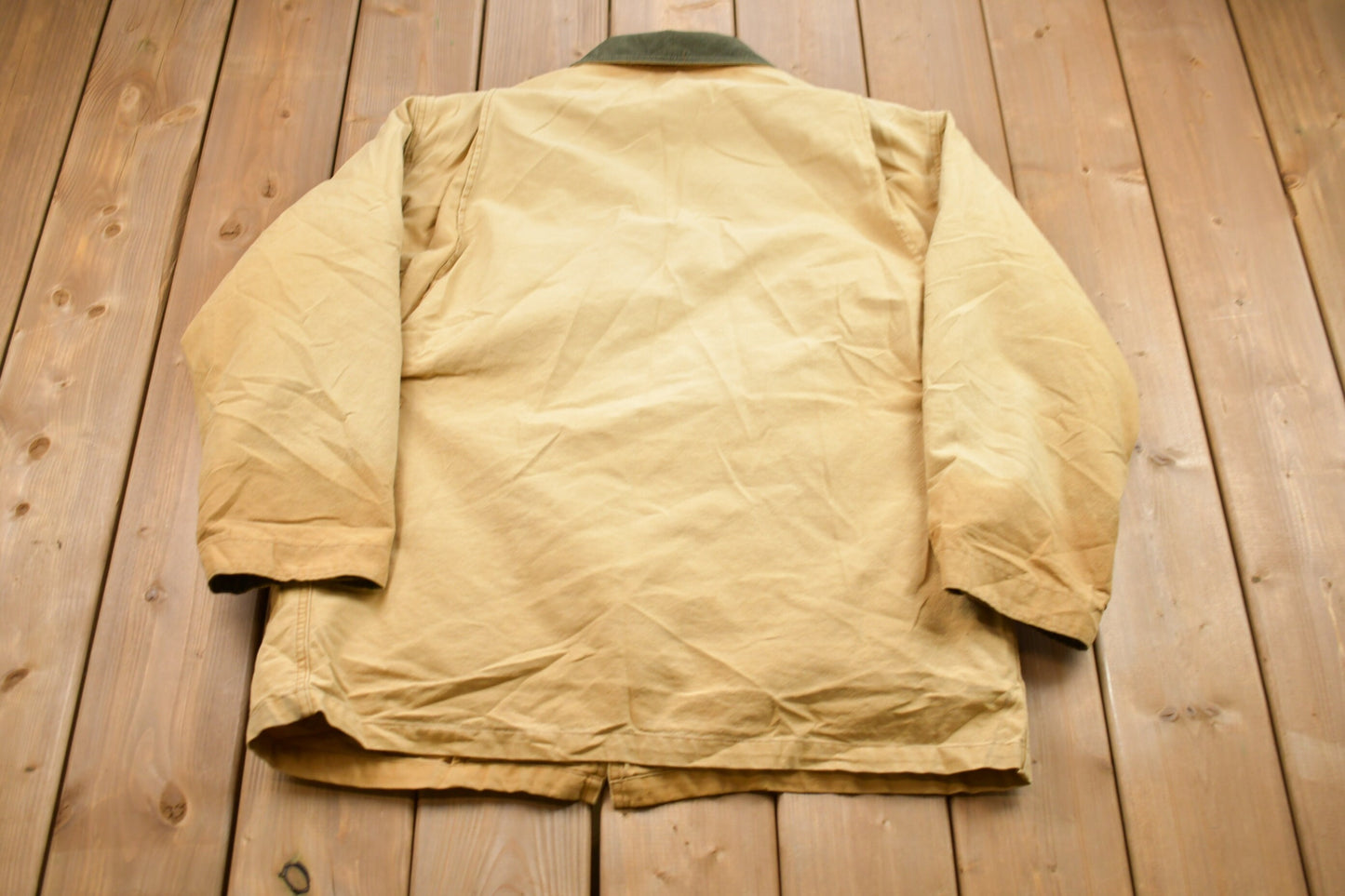 Vintage 1970s LL Bean Chore Jacket / Workwear / Streetwear / Made In USA / 90s / Blanket Lined Jacket / D Pocket / Union Made