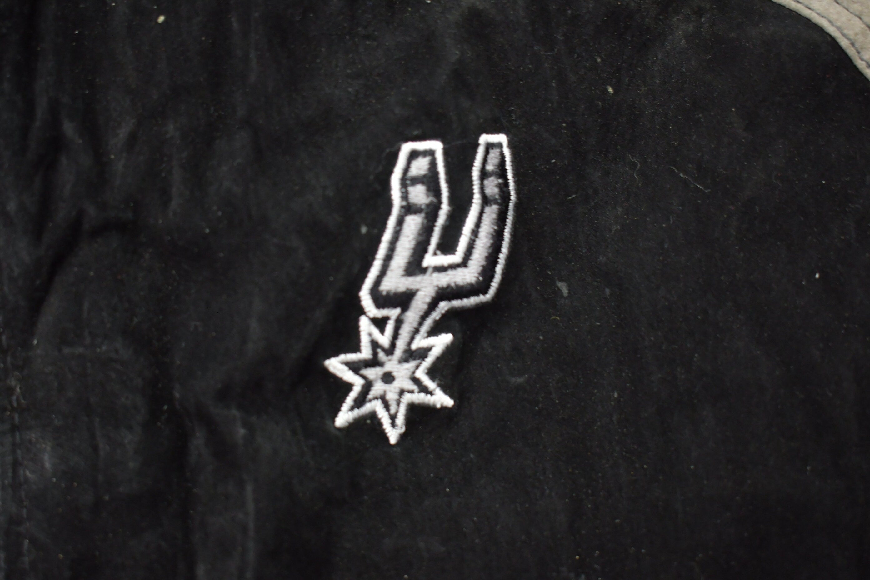Vintage 1990s San Antonio Spurs NBA Leather Bomber Jacket