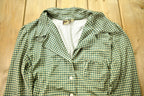 Vintage 1970s Hounds Tooth Button Up Blouse