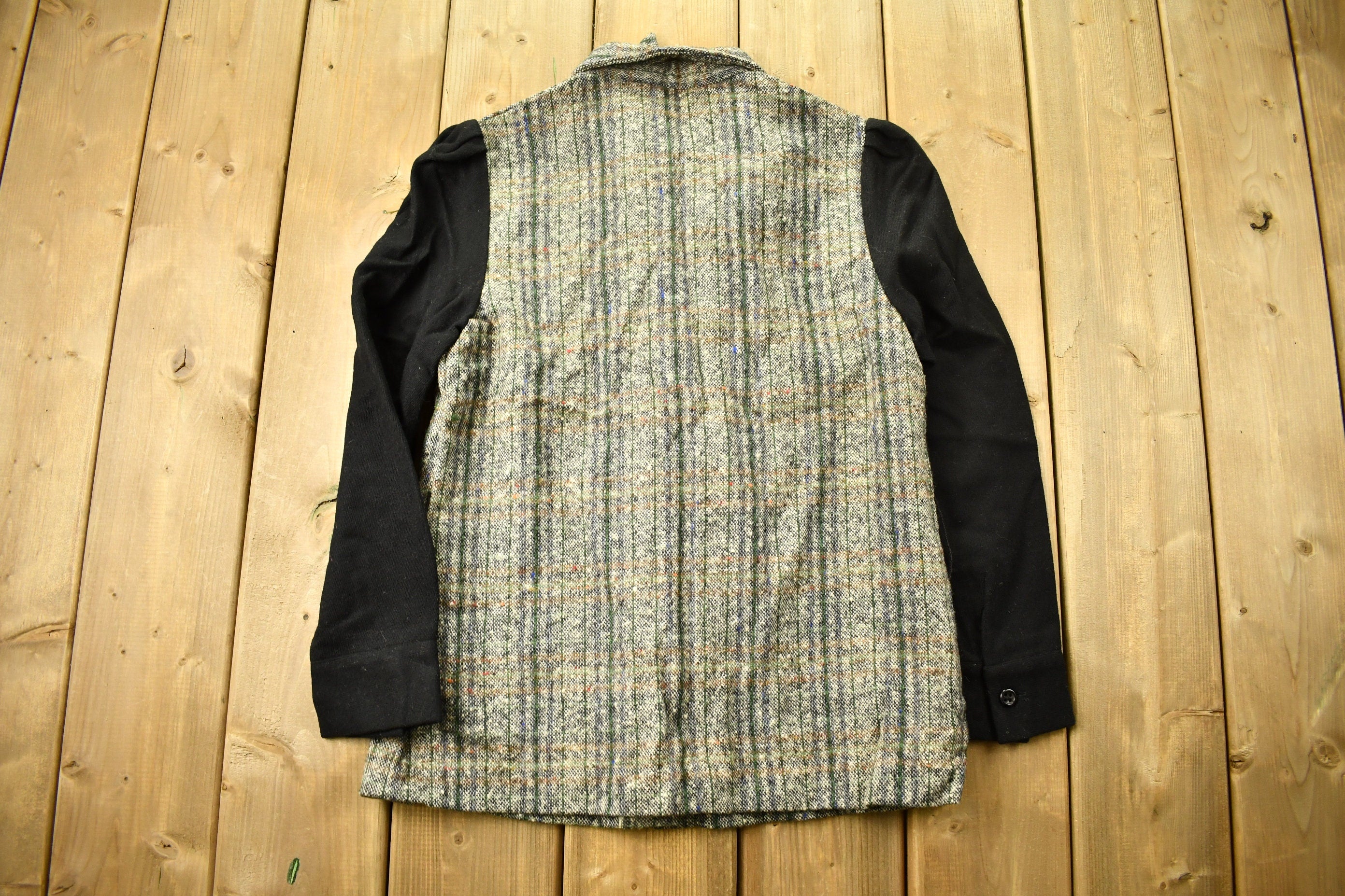 Vintage 1970s Button Up Plaid Shirt