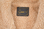 Vintage 1970s Denim Jean Sherpa Lined Full Zip Jacket
